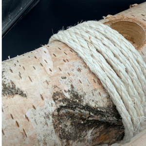 Fummelstamm | Kratzstamm Birke Vollholz mit Sisal Seil – Bild 5